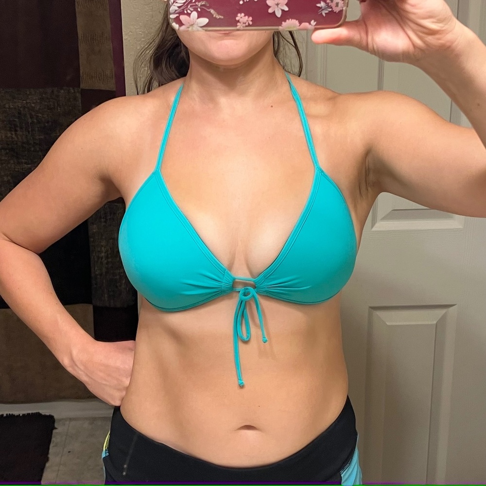 Eidon Push Up Triangle Bikini Large Mediterranean Blue